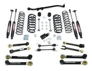1456352 – TJ: 3” Suspension System w/ 8 Short Control Arms & 9550 VSS Twin-Tube Shocks