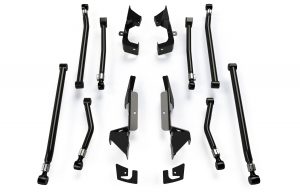 1315010 – JK: Alpine Long Arm & Bracket Kit – 8-Arm (3–6” Lift)